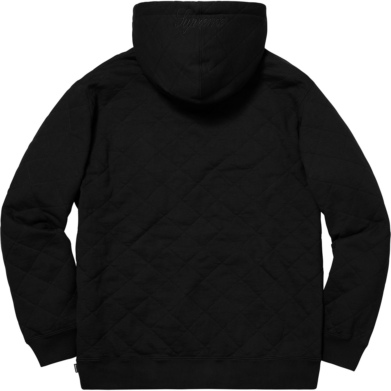 Quilted Hooded Sweatshirt view 4